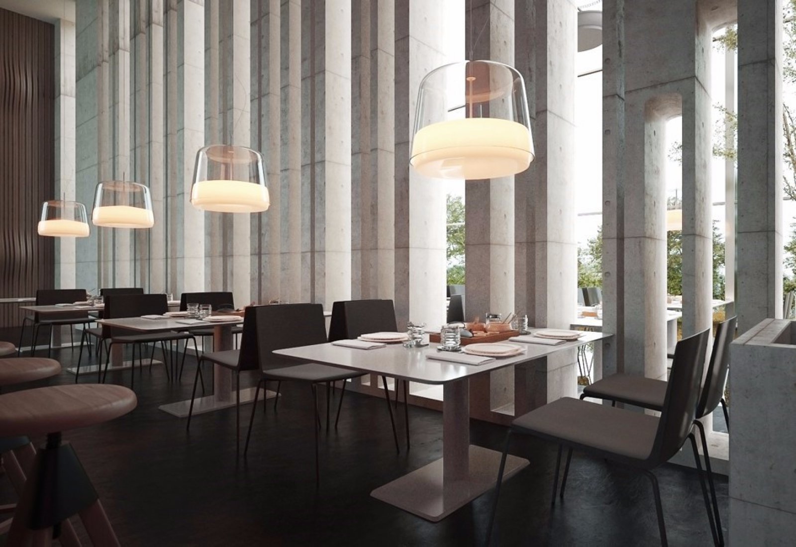 Sergey Makhno丨茶园(Tea Garden)概念餐厅设计-4