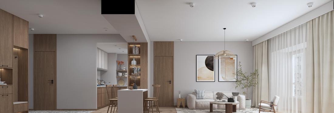 65㎡温馨住宅设计-0