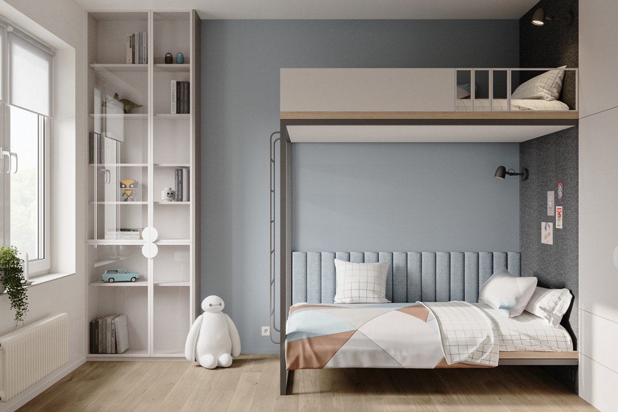 现代原木风平层设计-19