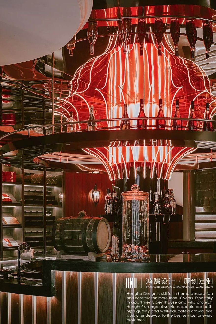 懿茄·青果巷的重金属雪茄清吧丨鸿鹄设计-10