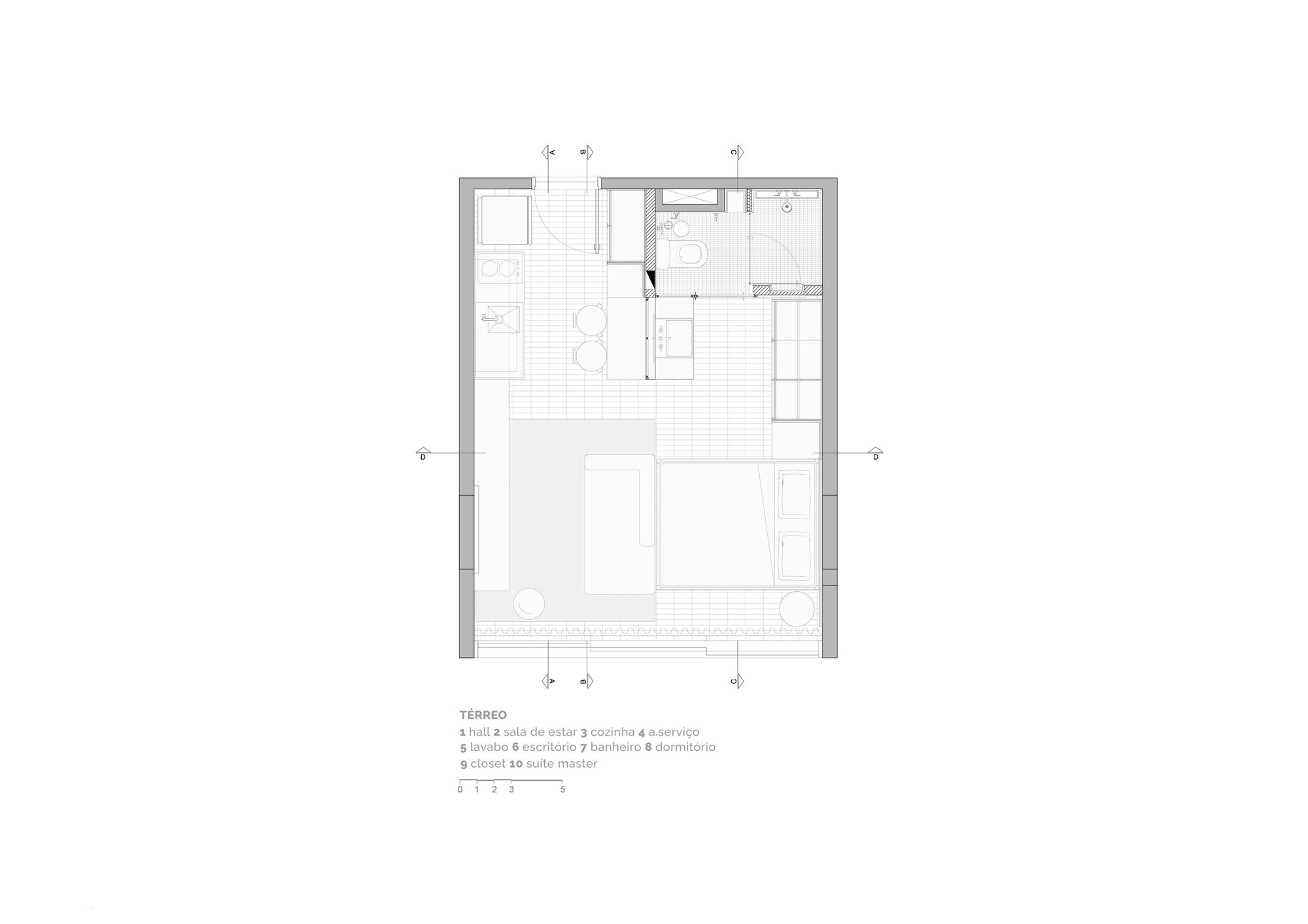 Apartamento Pop Grafite 公寓丨巴西圣保罗丨Memola Estúdio-18