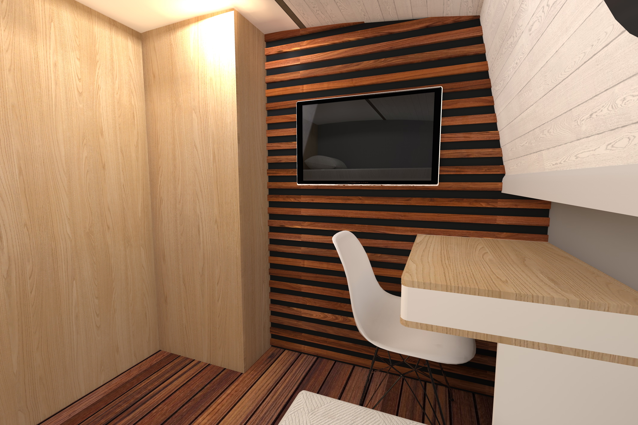 Black&WHITE CANAL BOAT INTERIOR CRICK BOAT LAYOUT3-36