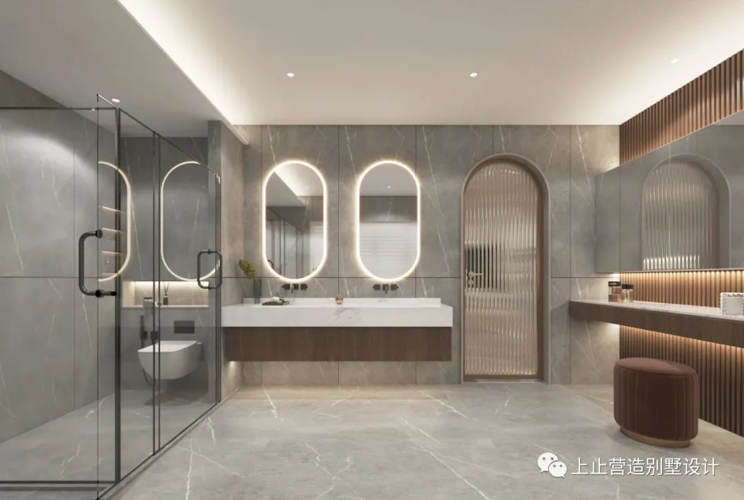 御翠园现代简约别墅设计丨中国长春丨上止营造别墅设计-22