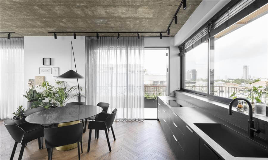 עדי אדליס | עיצוב פנים דירת גג 5 חדרים ביפו - PICKINTERI-18