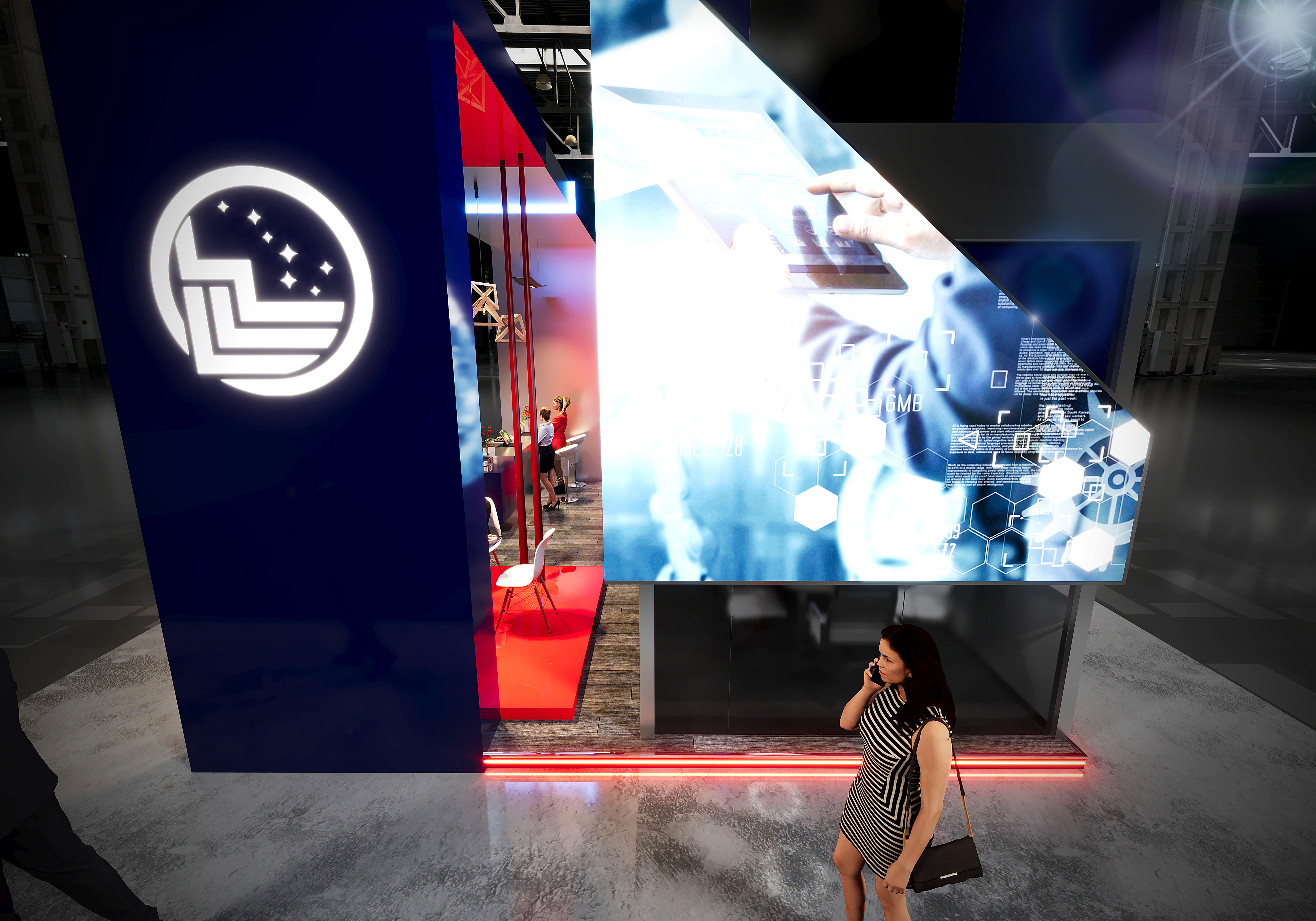 展览展台设计丨俄罗斯莫斯科丨Michail Koznev-26