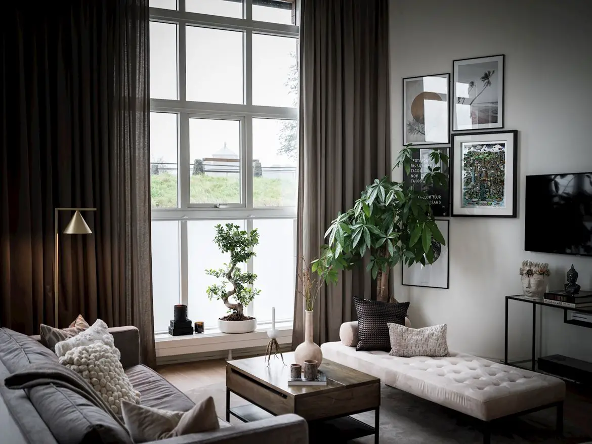 自然色彩的瑞典 duplex 公寓设计-1