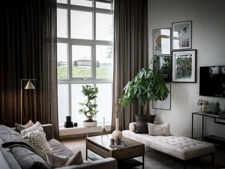 自然色彩的瑞典 duplex 公寓设计-1