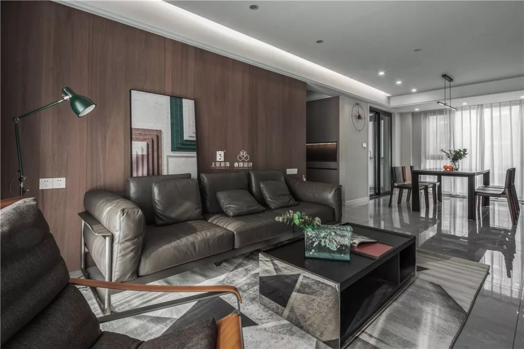 现代简约星河国际平层,卡布奇诺般的空间魅力-23