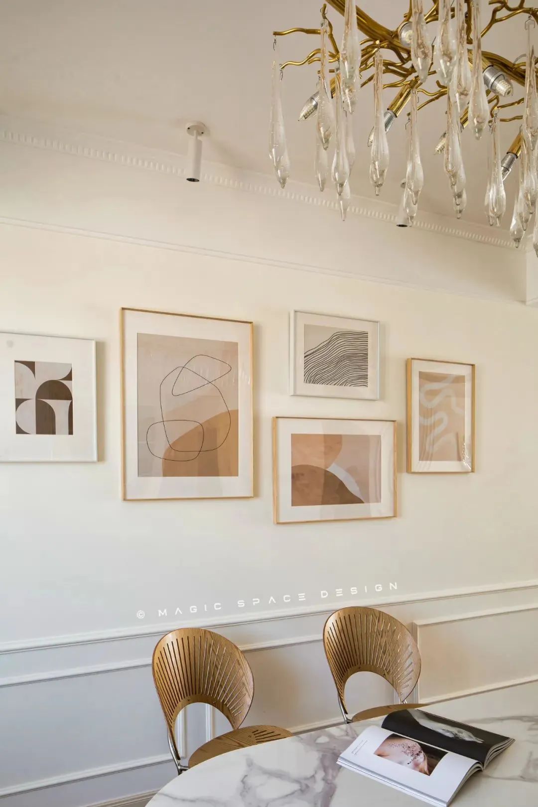 法式奶油风平层丨麻吉家装定制-16