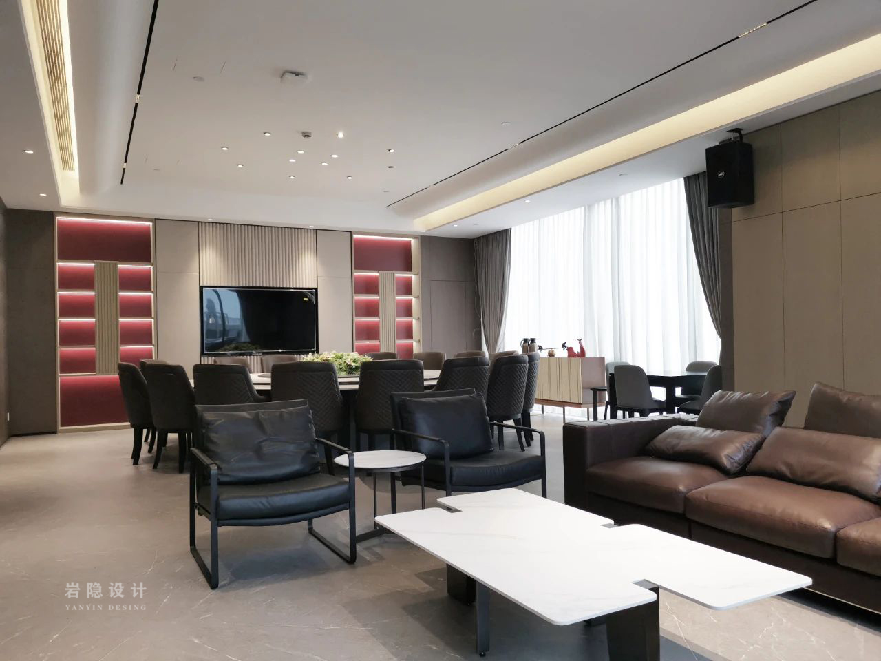 华丽集团办公楼与室内空间设计-37