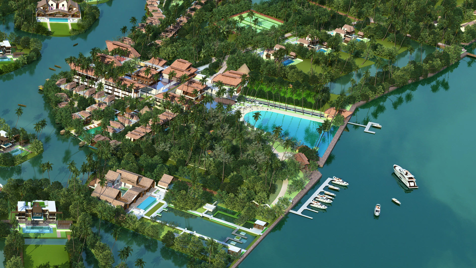 海岛度假村·地图设计丨印度-23