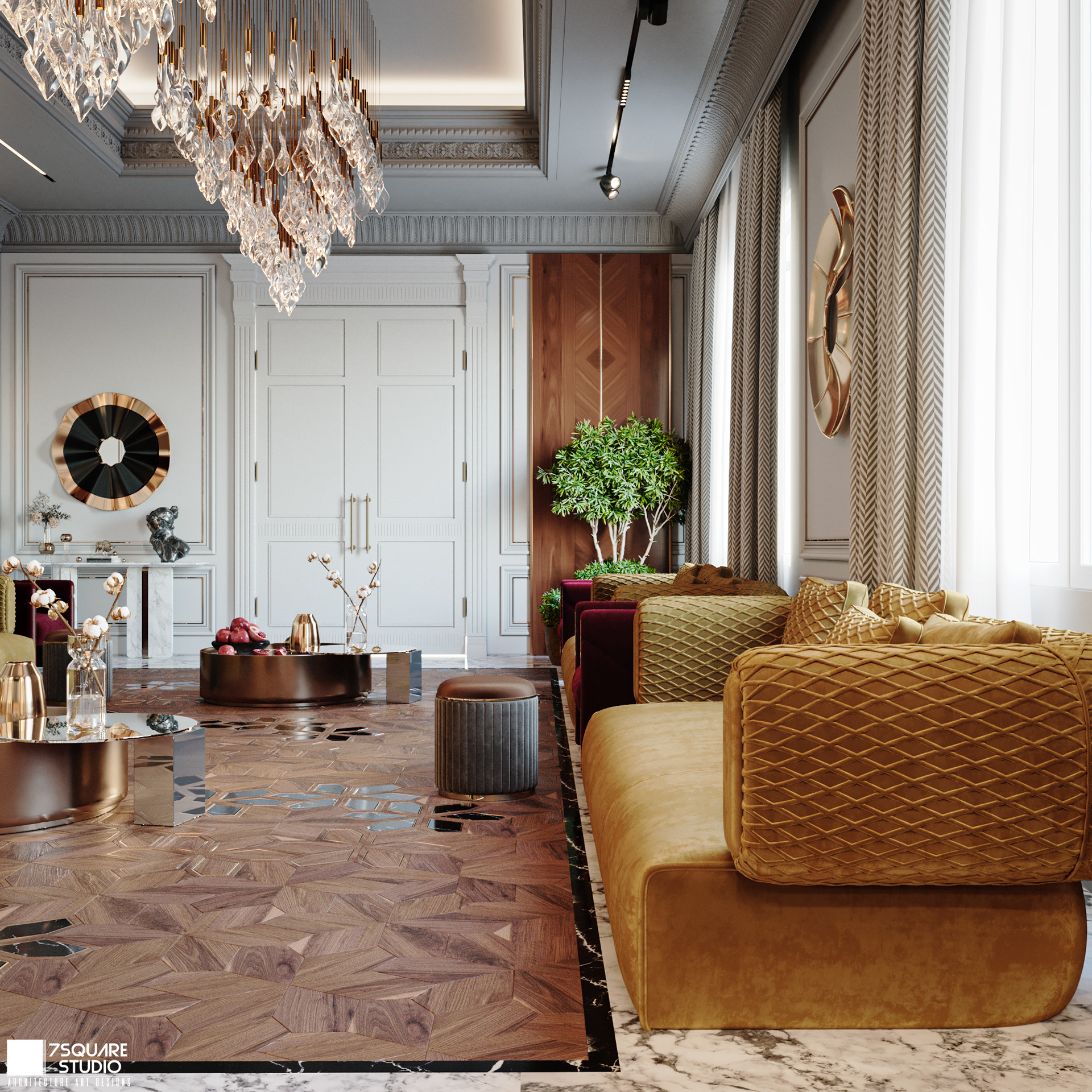 迪拜豪华会客厅丨阿联酋迪拜-4