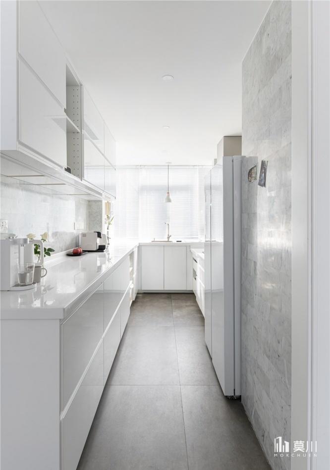 莫川设计丨平层北欧风 | 简约黑白灰,致敬悠闲生活-31