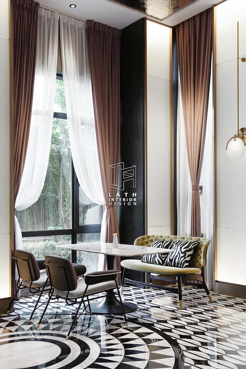现代 Art Deco 风格餐厅设计-26