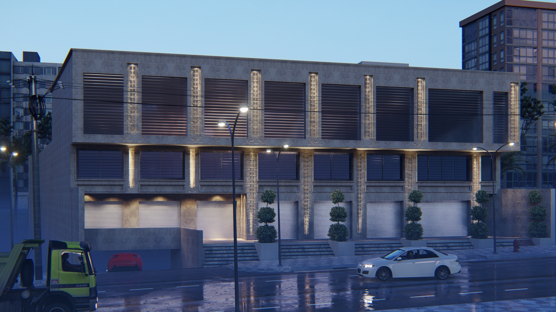 立面设计丨Vray-8