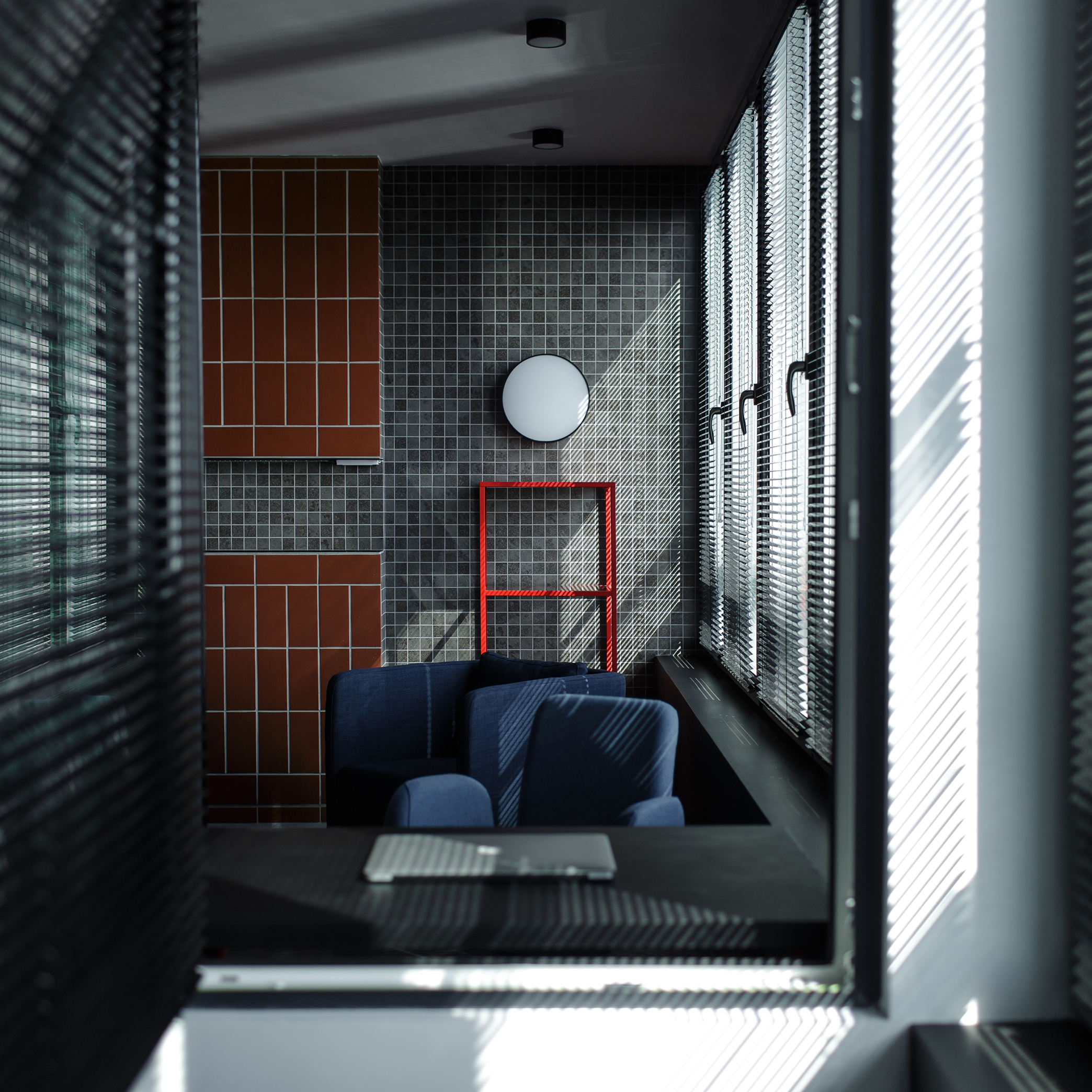 莫斯科 40 层高楼公寓，暗色调诠释城市工业风-11