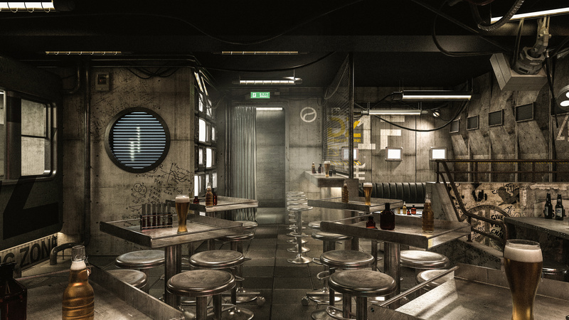 三生ONEWOOD,Bar Space  Visual Design-1