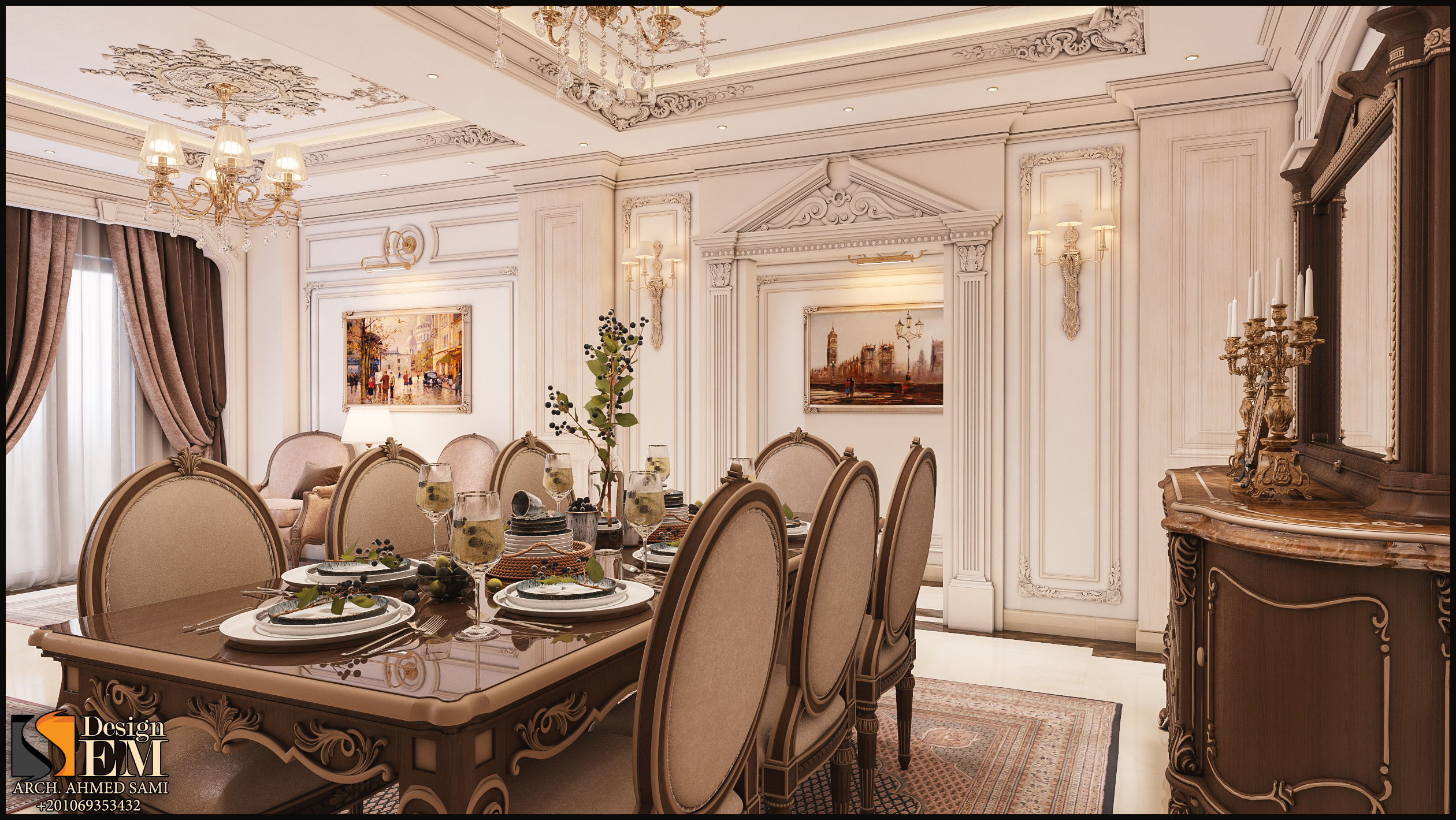 New classic reception and dining space-0