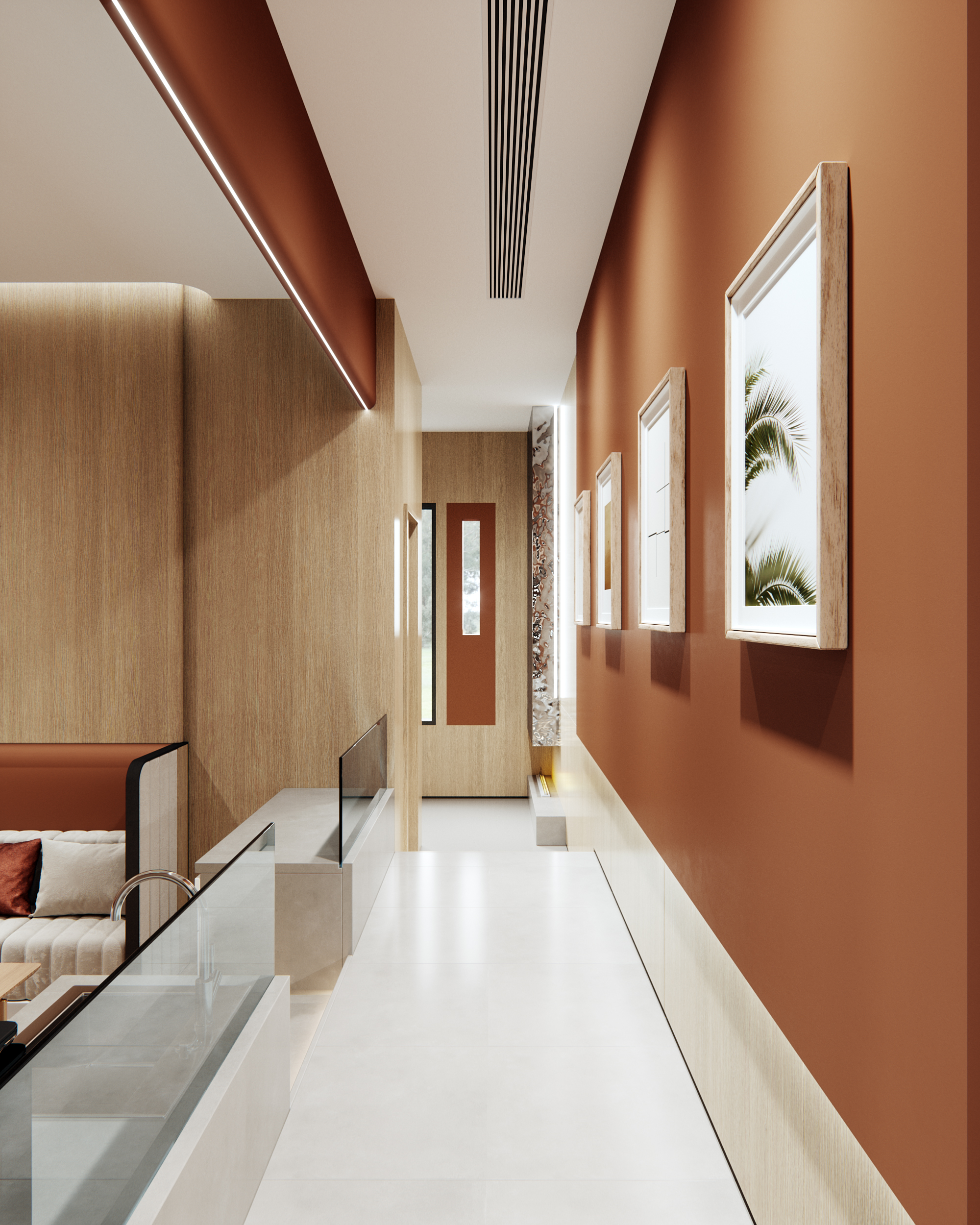 现代简约风瑜伽馆设计丨鸿烨表现-5