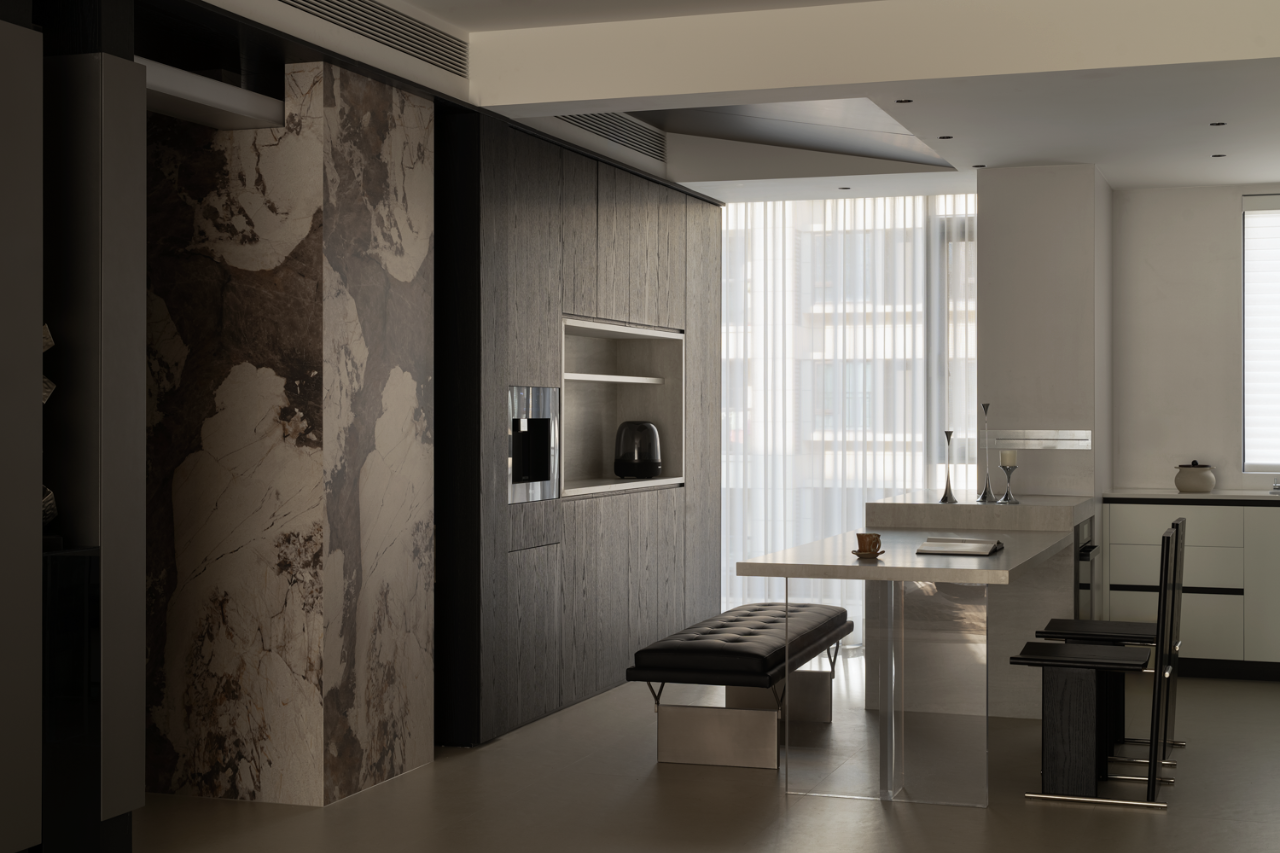 逅界空间设计｜暗调里的松弛感-31