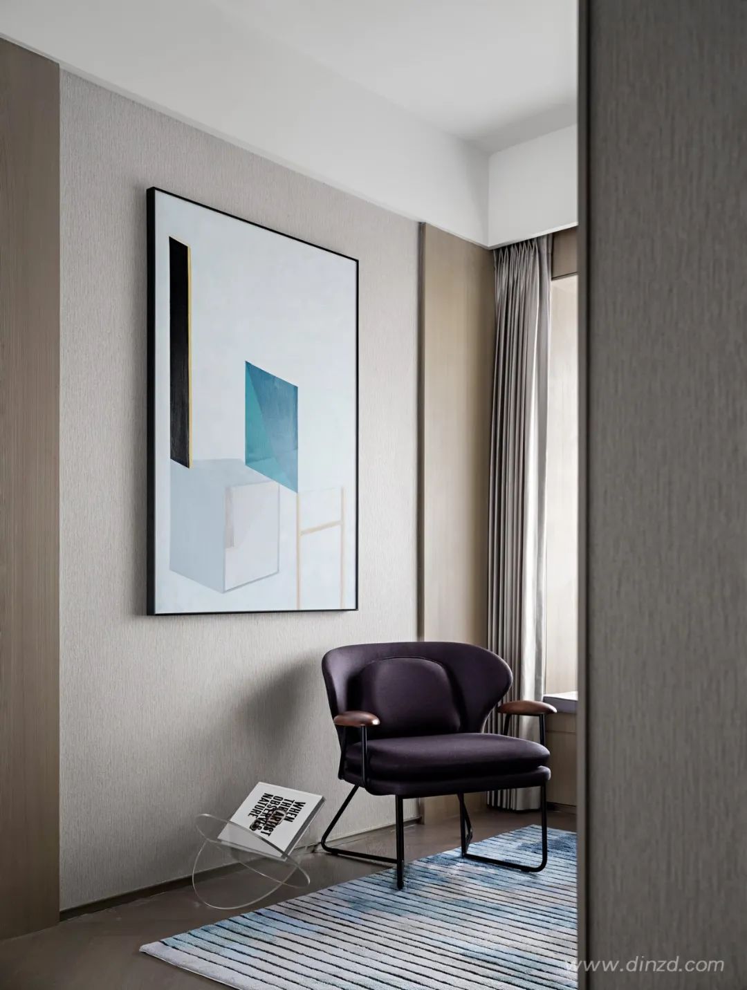 方直·彩虹公馆 | 现代轻奢的蓝色魅力-25