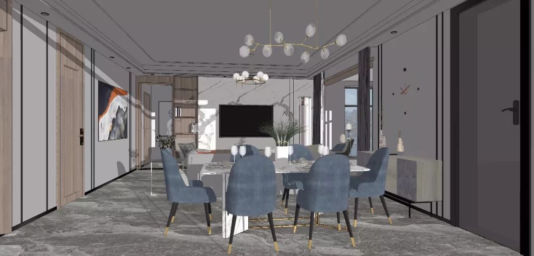 北辰三角洲 C2 区唐宅，现代轻奢风打造舒适生活空间-31