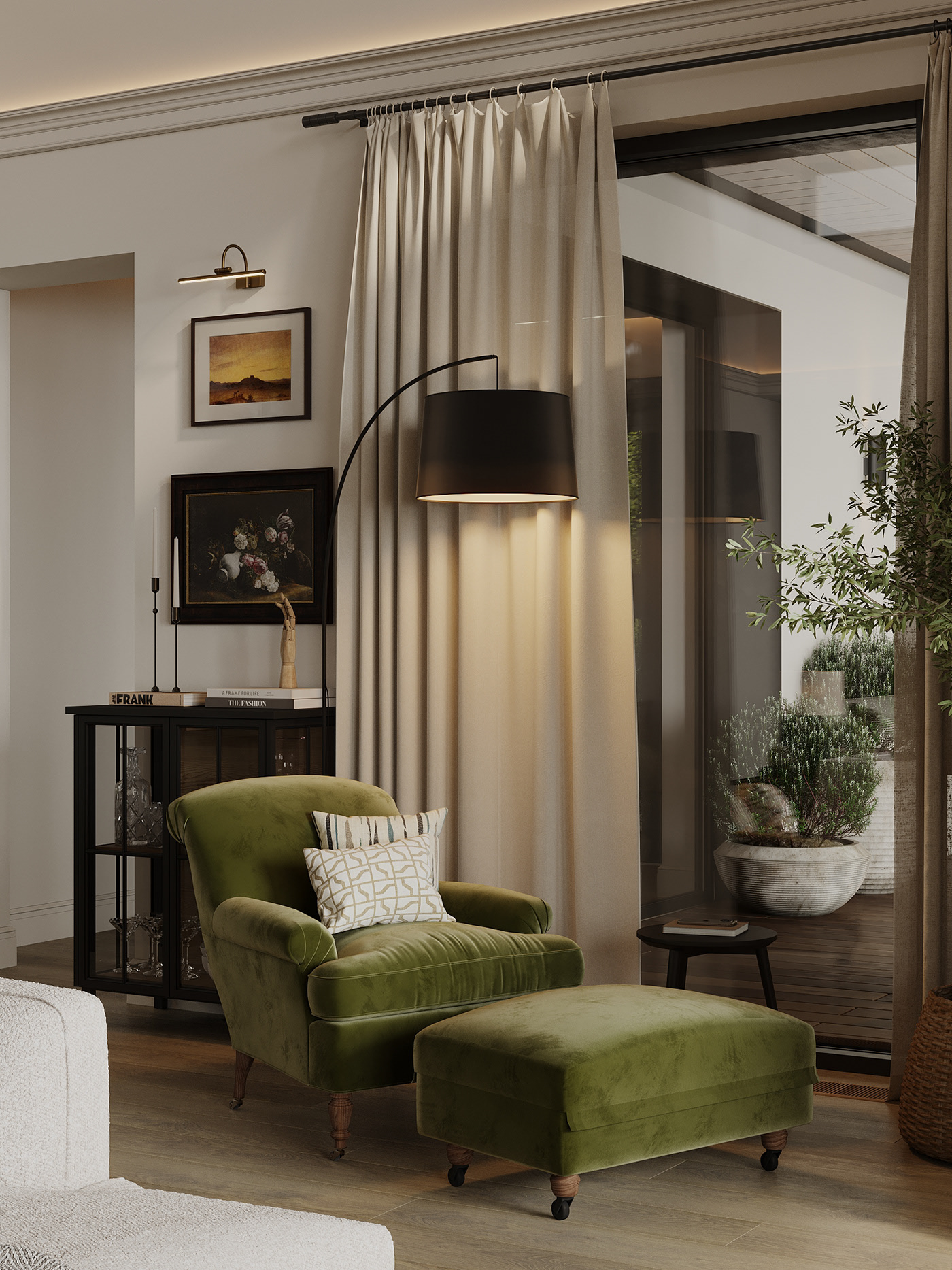 复古绿高级轻奢空间！-8