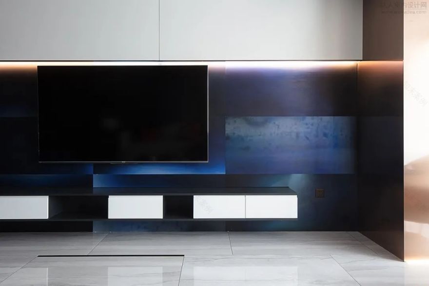 优雅时光 | 160㎡摩登私宅,艺术与生活的完美对话-19