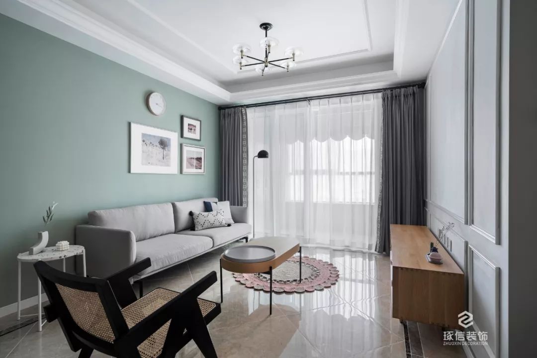 美式轻奢，打造精致优雅的三口之家-70