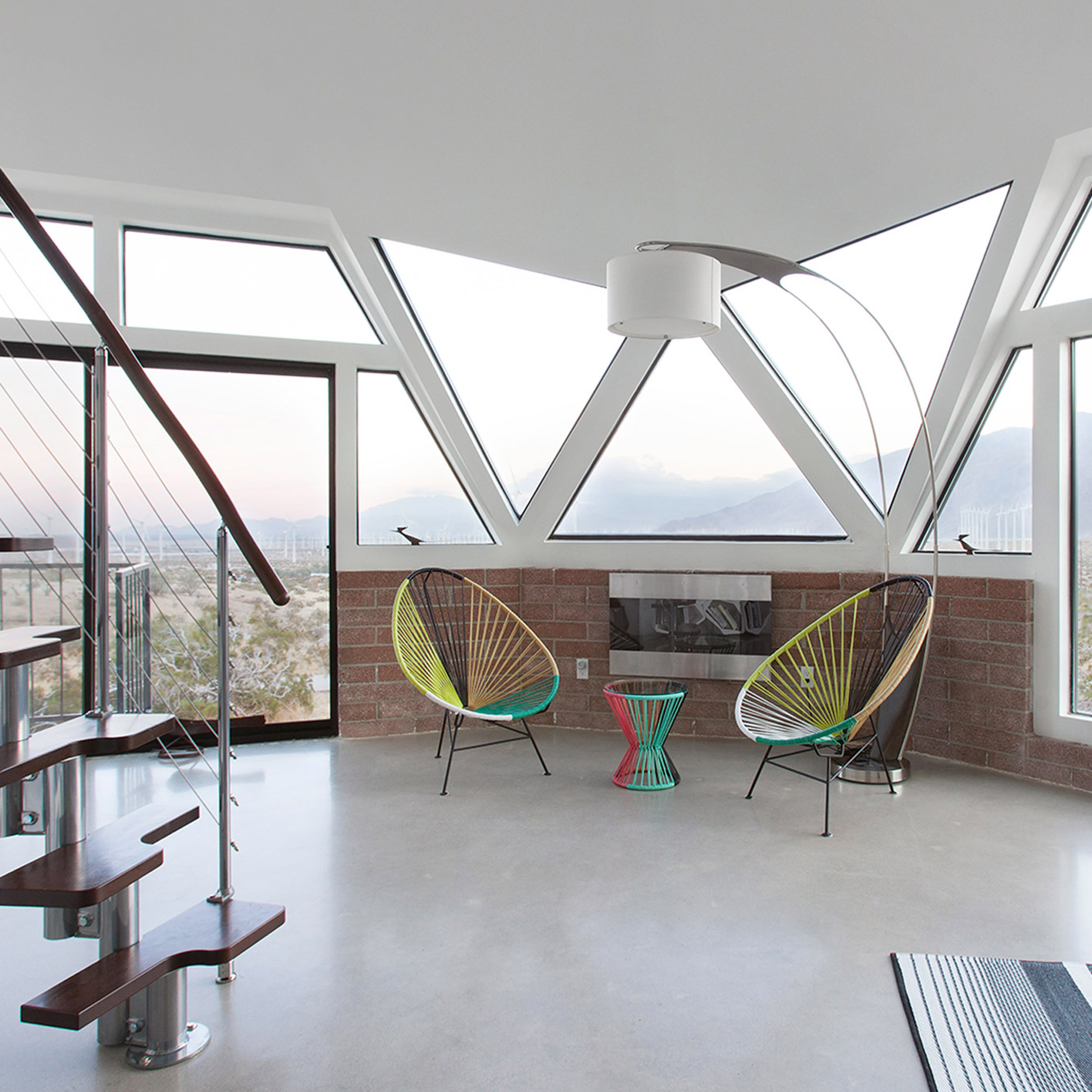 Pavlina Williams transforms mid-century dome house with angular windows-0