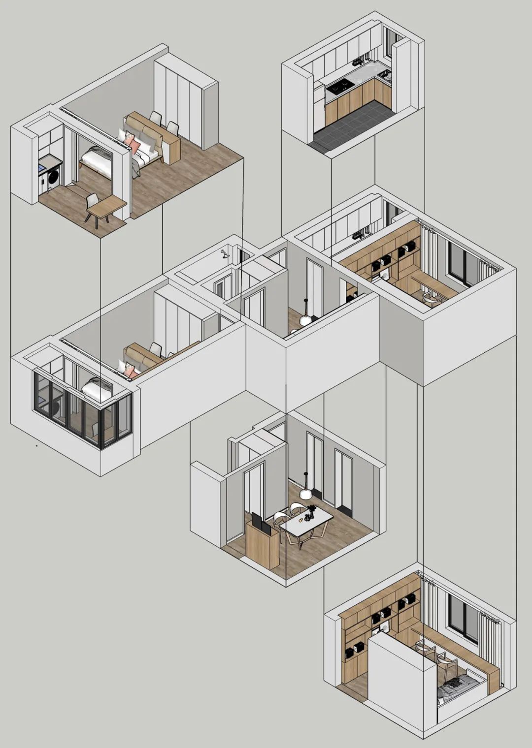 上海50㎡老房改四口之家舒适居所丨中国上海-22