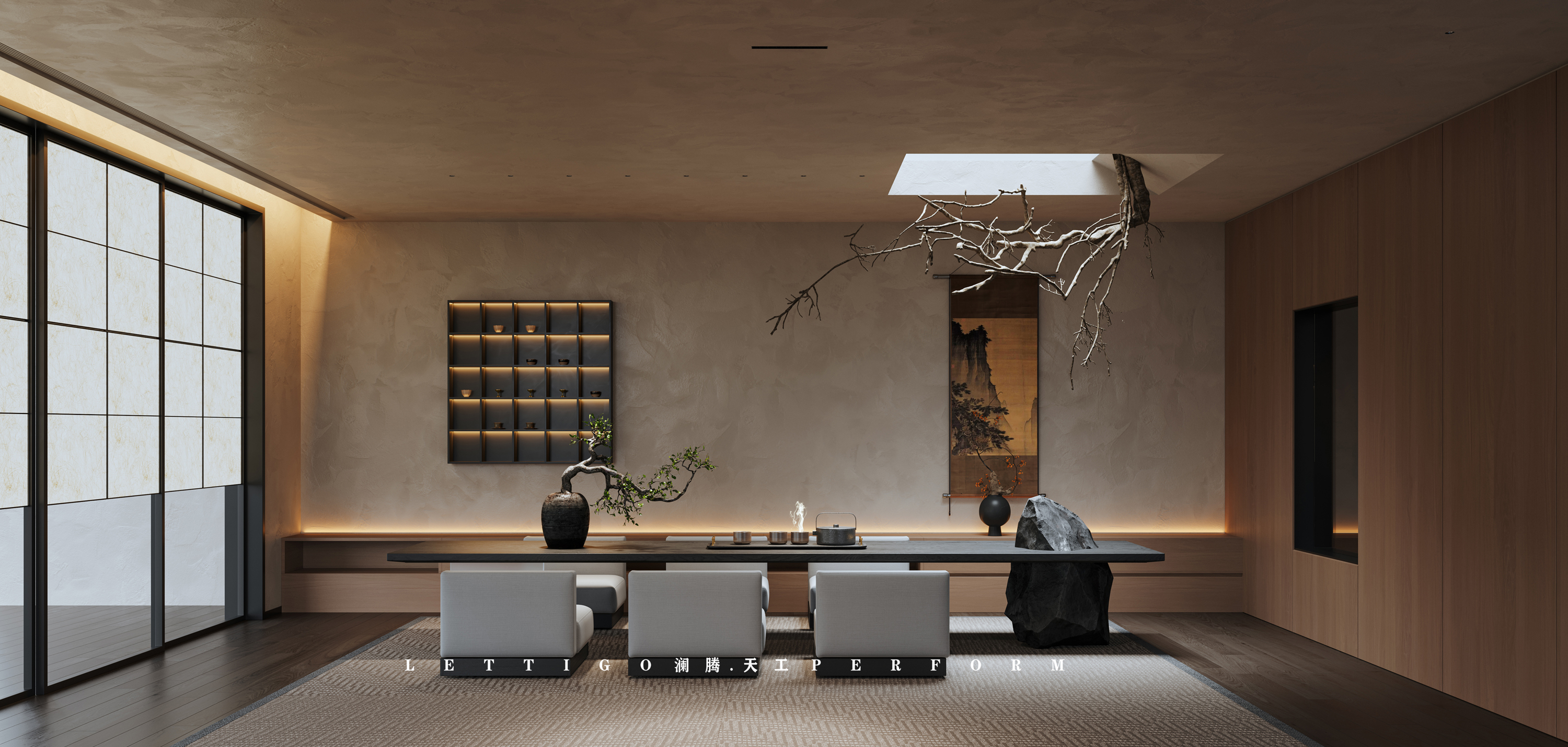 新中式禅意休闲会所-3