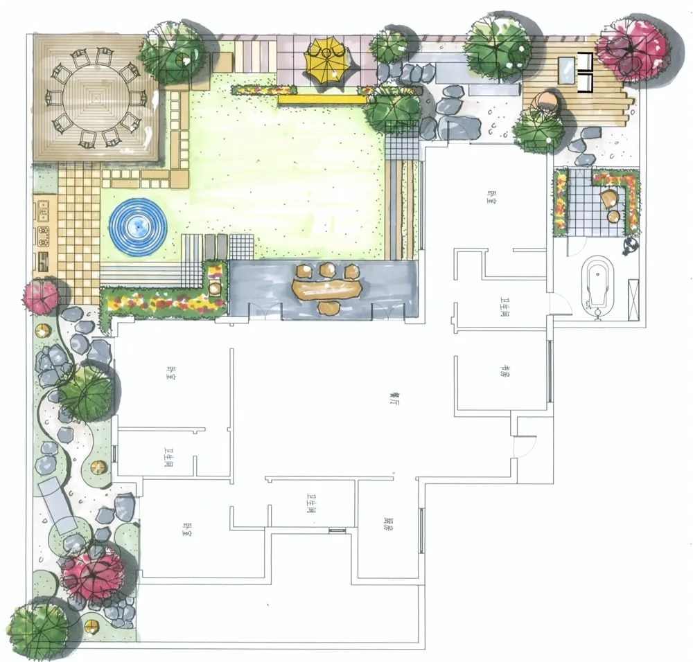 草月流打造禅意庭院，呈现现代生活雅致空间-3