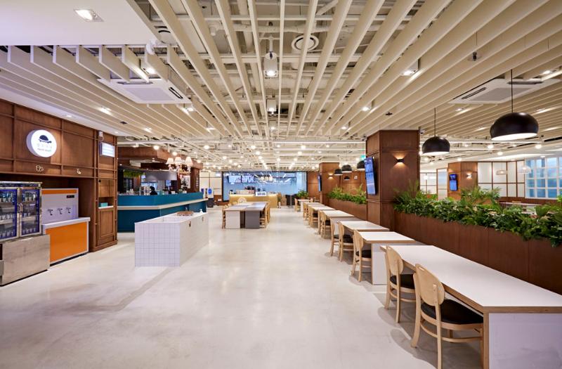 158 平米现代餐厅设计，打造白色与木纹的美食空间-12