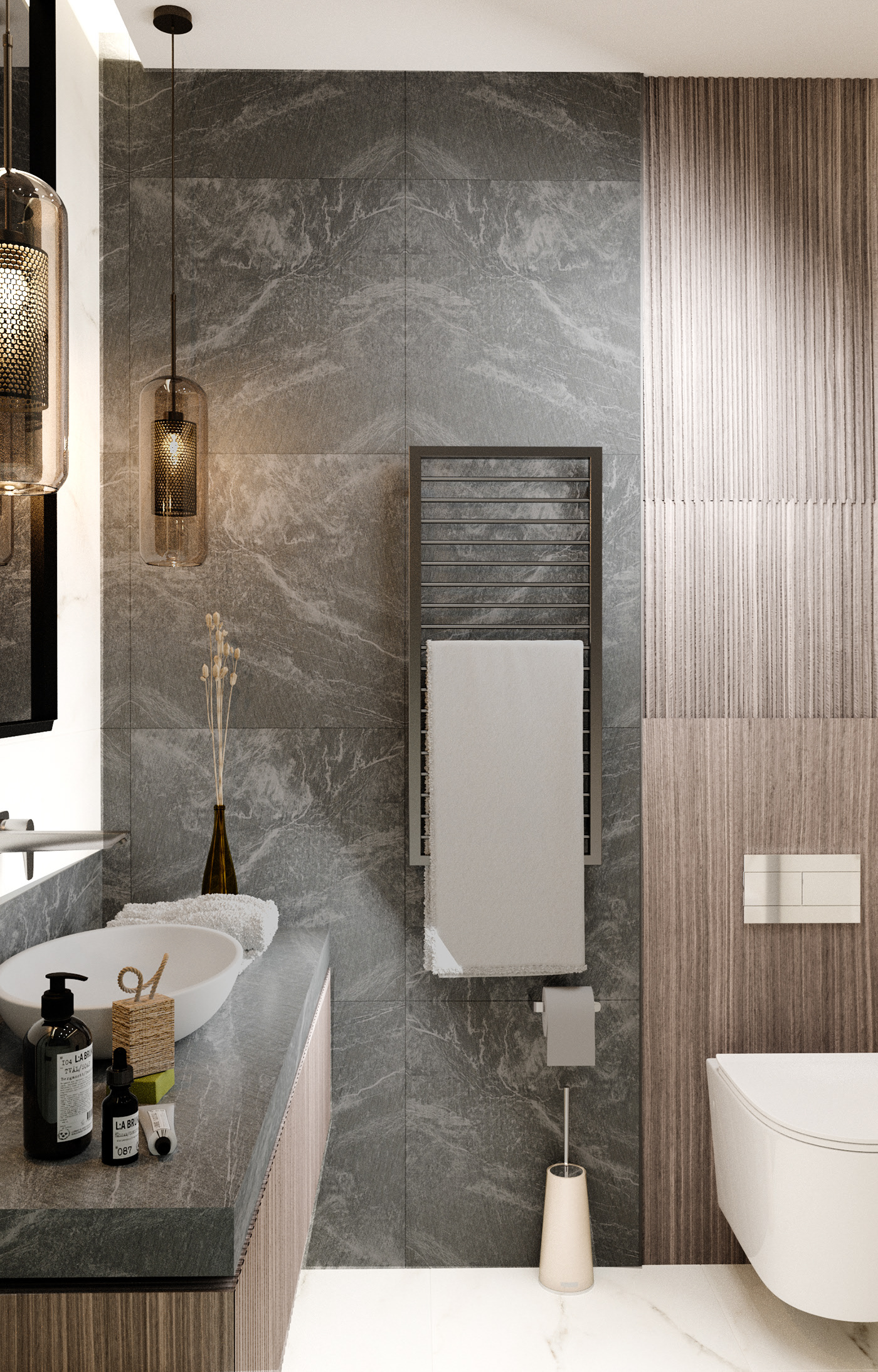 现代极简风公寓设计-14