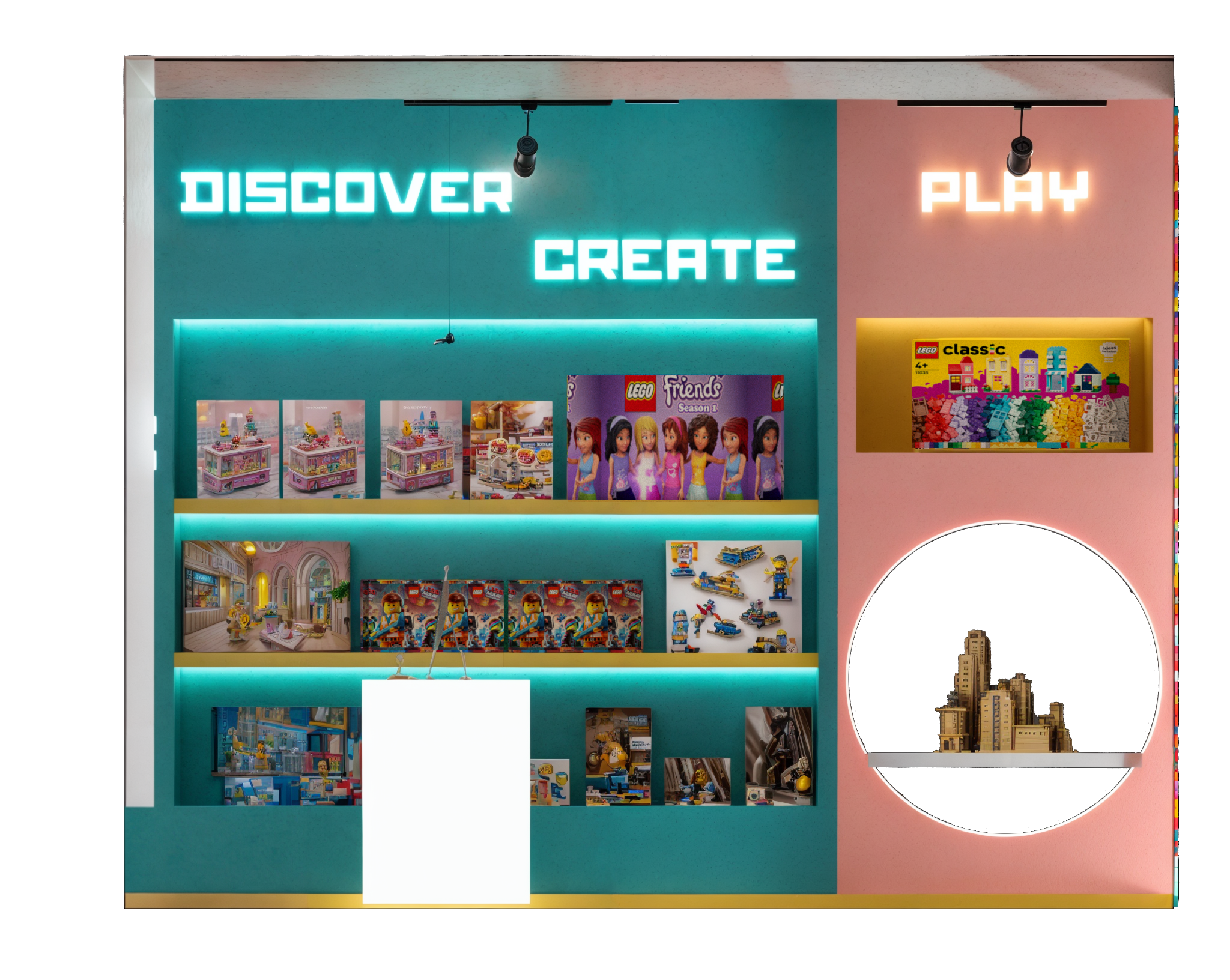 Bricks city booth（积木城市展位）-8