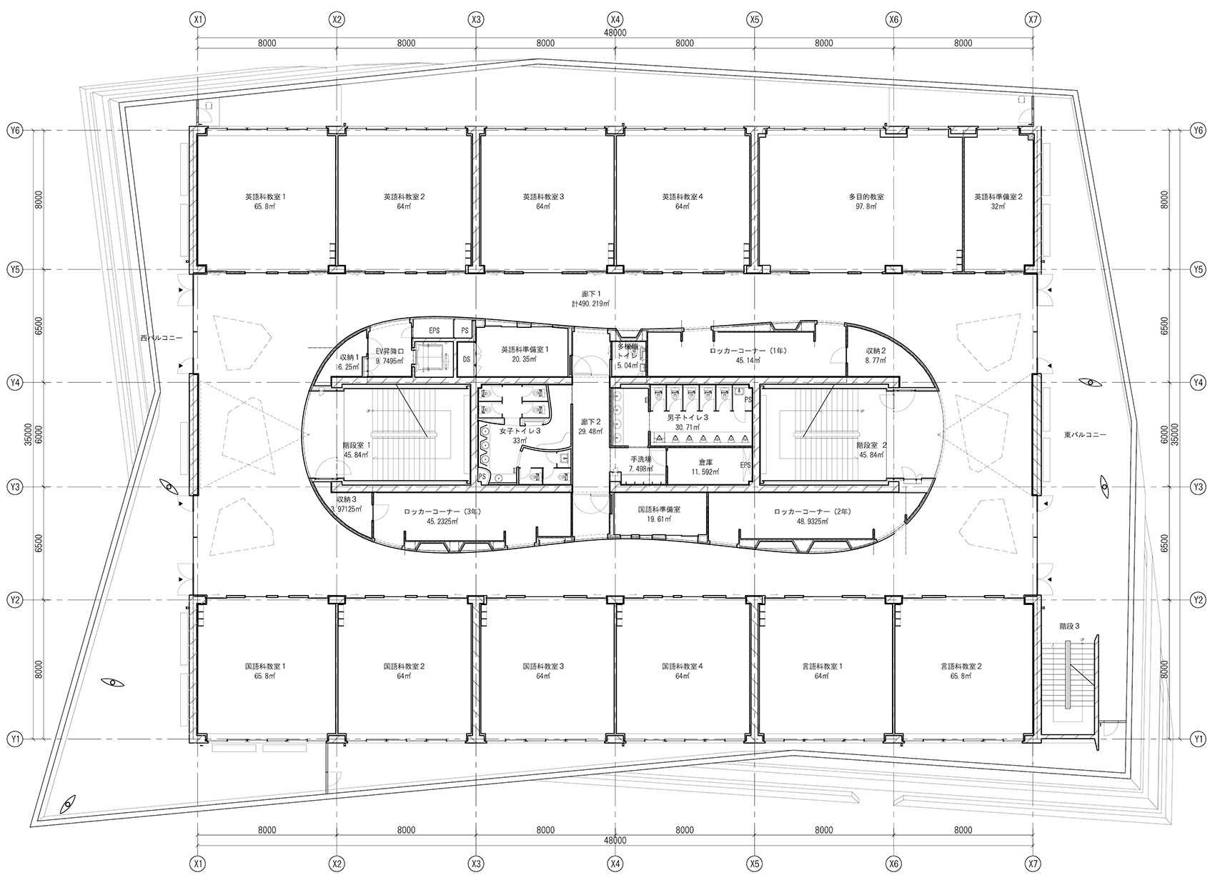 大阪学院大学高等学校丨日本大阪丨Atsushi Kitagawara Architects-40