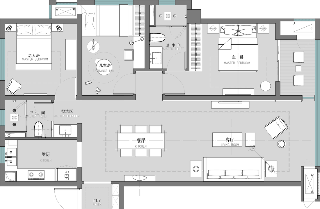 金科商丘悦珑府高层样板间C户型-18