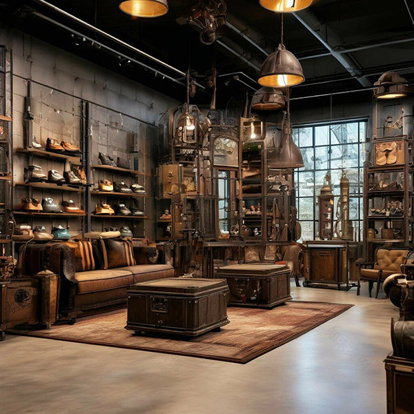 蒸汽朋克风格鞋店-8