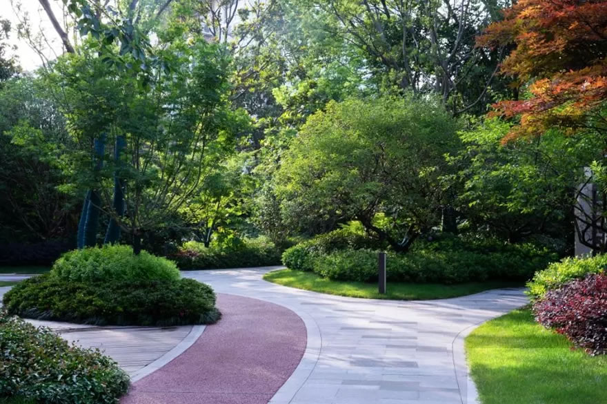 上海朗詩新西郊 | 绿意盎然的新亚洲风格景观设计-41