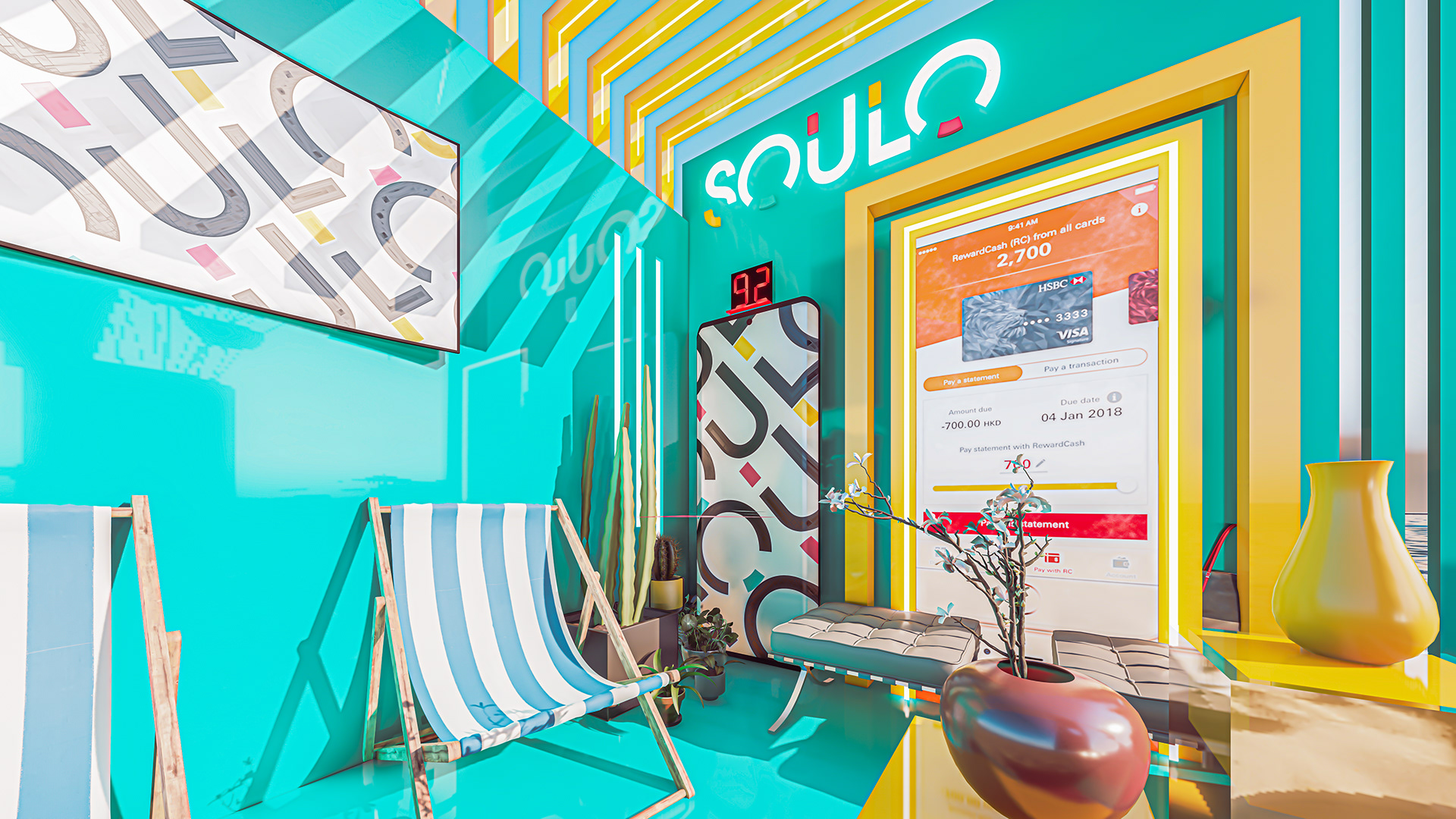 SOULO Contemporary Summer Booth | Bank Booth-9