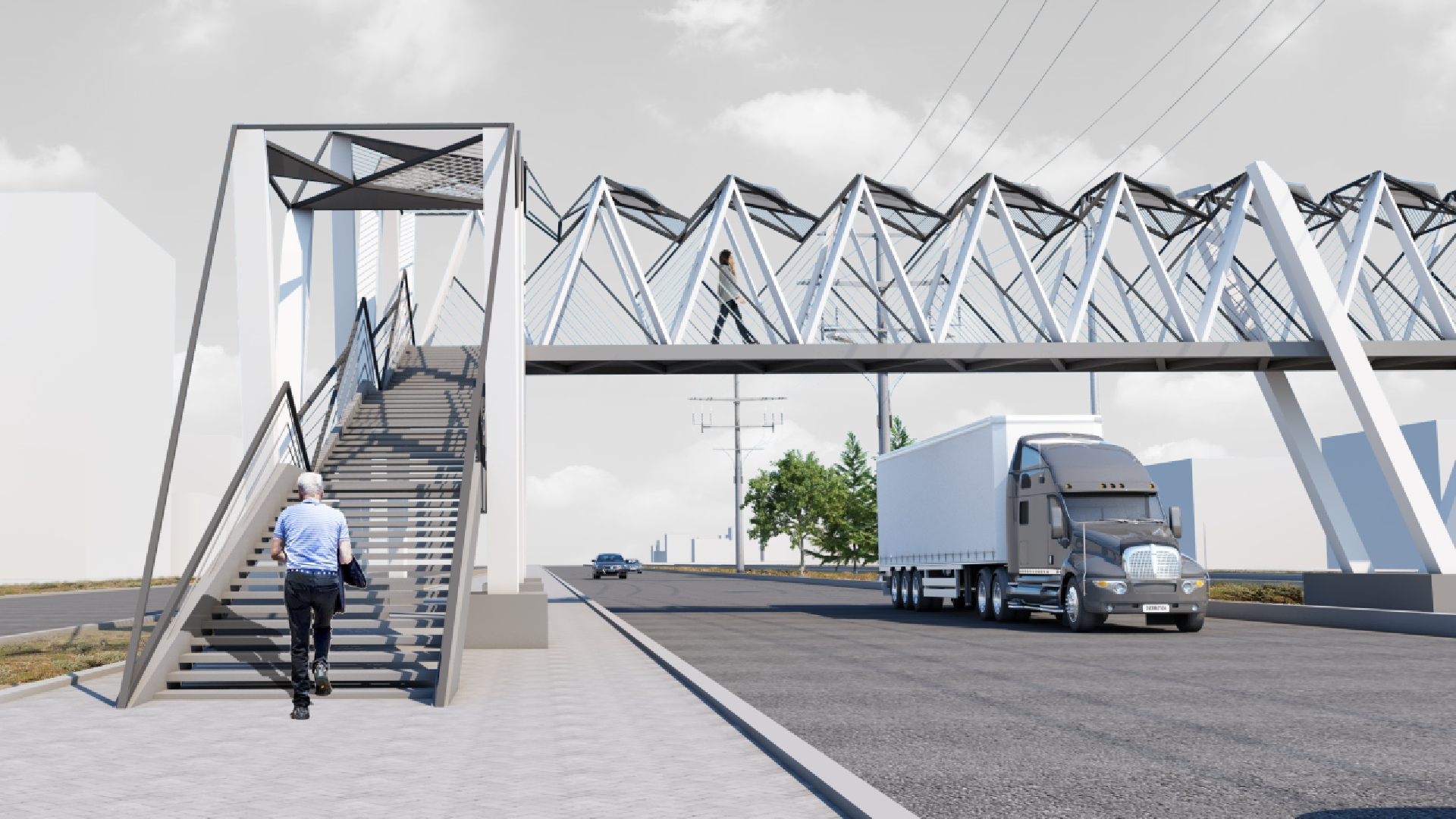 Pedestrian Bridge Design Competition | Best Entry-8