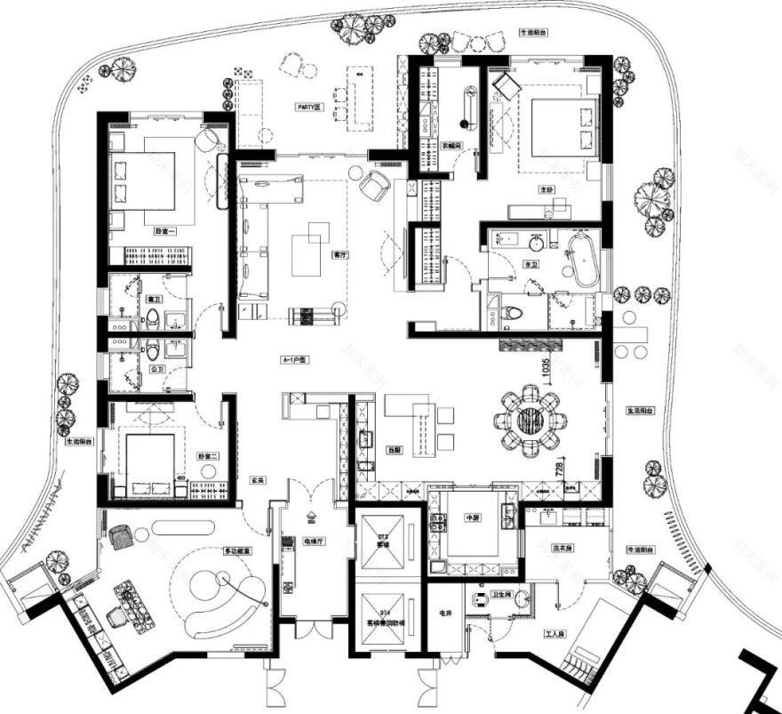 东方海滨的现代雅奢 | 海域阳光 A1 户型样板间-76