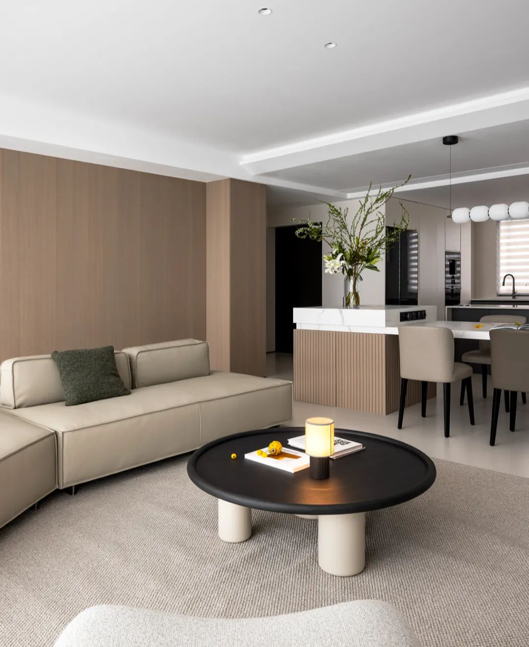 140㎡精选案例|越是简单的配色越耐人寻味-9