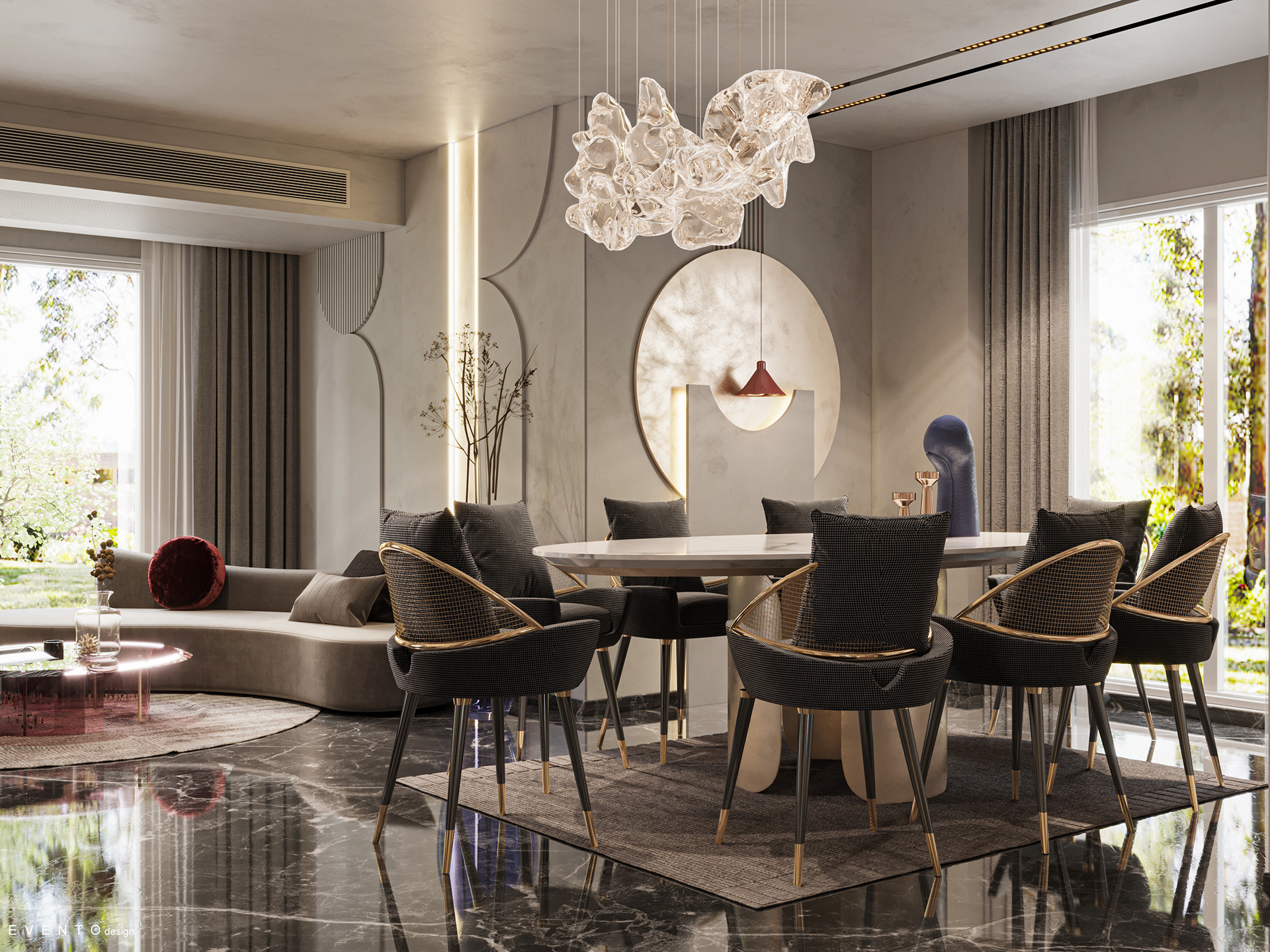 Villa reception (Cairo festival city )-16