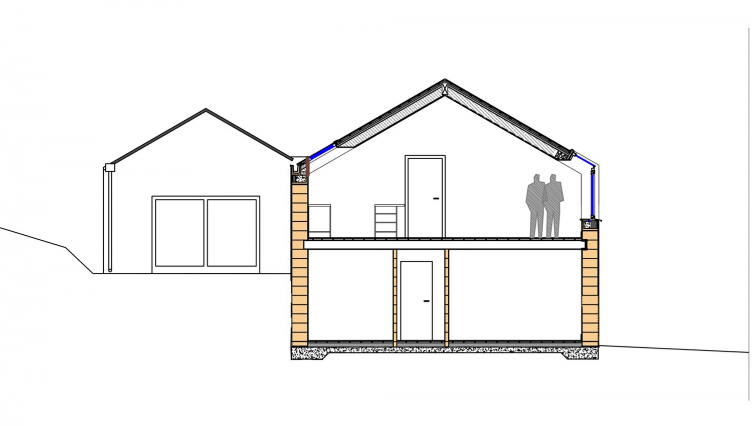 爱尔兰悬崖边上的生态寓所丨O’Neill Architecture-34