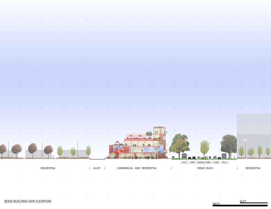 洛杉矶绿色核心项目 | MetropolitanmomentuM-23