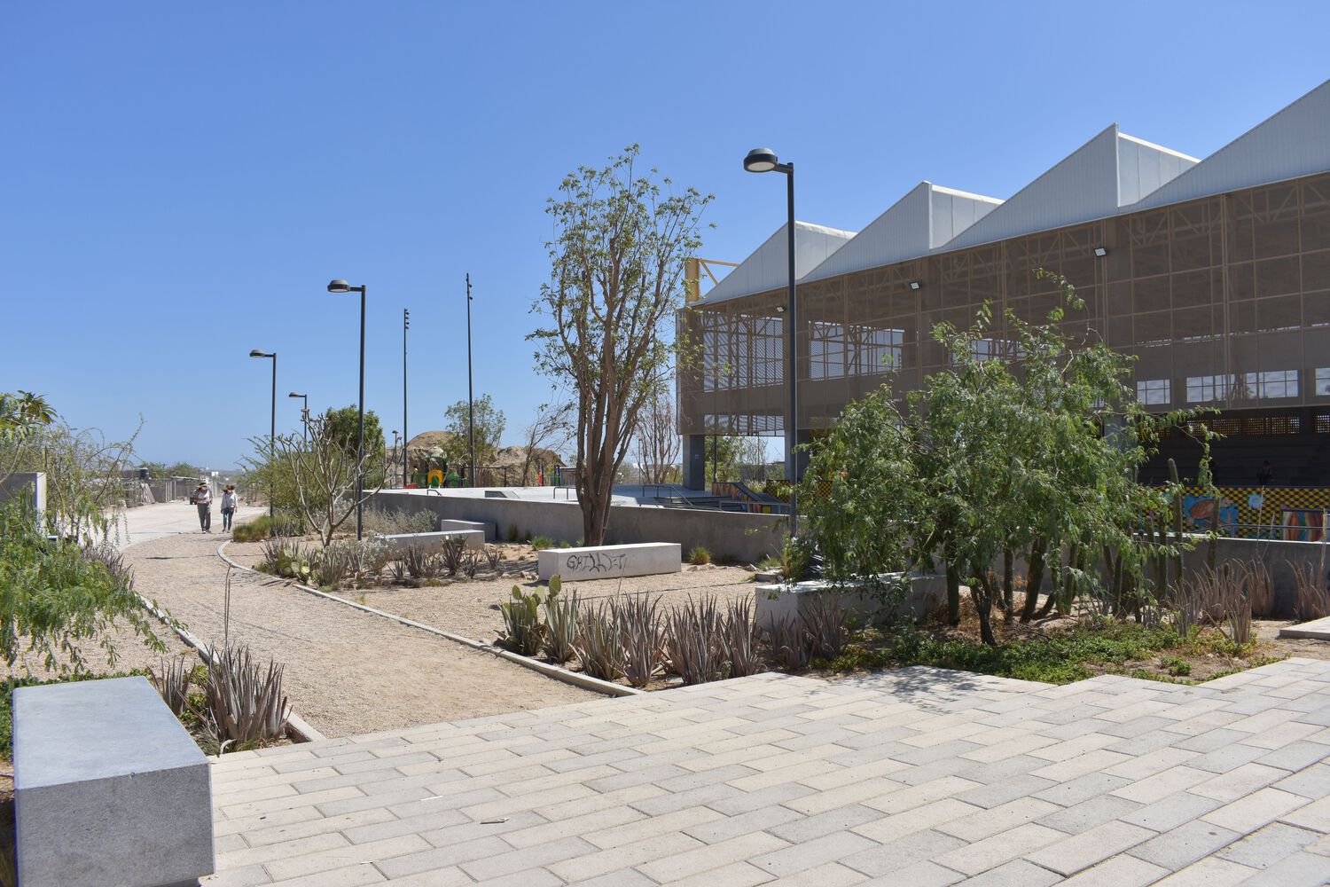 花园阴影 · 沙漠城市的公共空间基础设施丨墨西哥-14