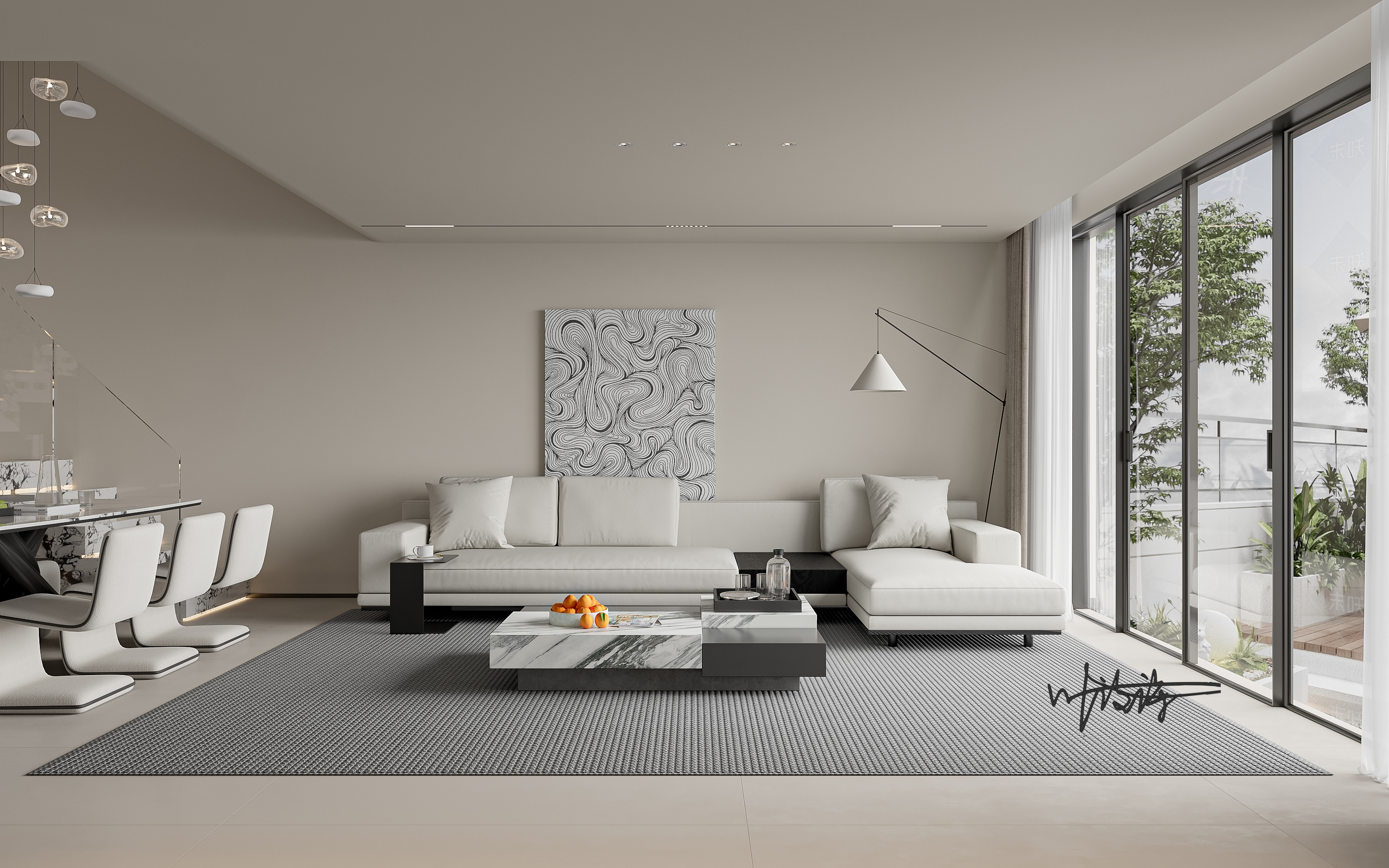 复式楼现代风装修 彰显高级大气风范-1