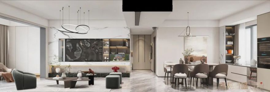 169㎡现代风四居室,普通人的不普通装修!-24